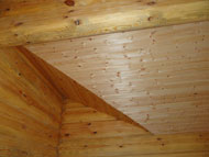 Detail of ceiling corner