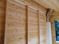 Partition wall before Insolena insulation installation