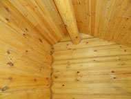 Detail of walls on 2nd floor