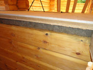 Detail of ceiling Insolena insulation